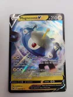 Pokemon TCG Magnezone v 056/196 Lost Origin Holo Ultra Rare Nm - Image 1