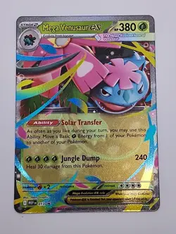 Mega Venusaur ex 013 MEP Black Star Promo Pokemon TCG - Image 1