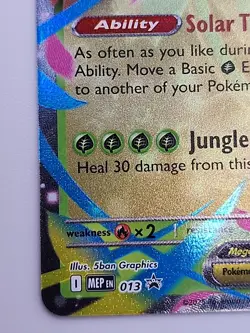 Mega Venusaur ex 013 MEP Black Star Promo Pokemon TCG - Image 4