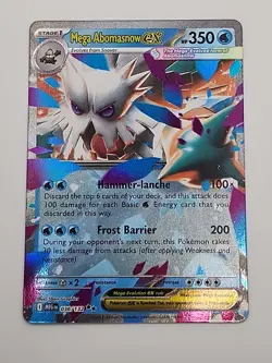 Pokemon Mega Abomasnow ex 036/132 Me01 Double Rare Stage 1 HP350 Holo - Image 1