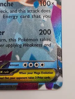 Pokemon Mega Abomasnow ex 036/132 Me01 Double Rare Stage 1 HP350 Holo - Image 3