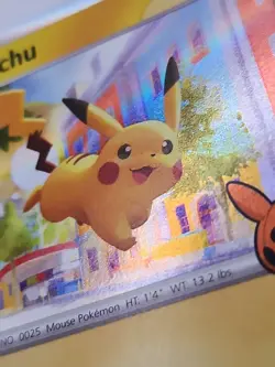 Pikachu 062/193 Holo SV: Paldea Evolved Rare Stamped Trick or Trade Pokemon - Image 3