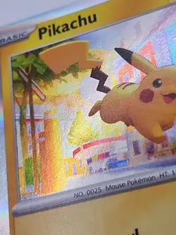 Pikachu 062/193 Holo SV: Paldea Evolved Rare Stamped Trick or Trade Pokemon - Image 4