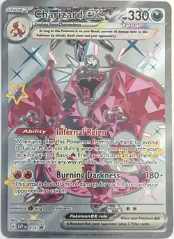 Pokemon TCG - Holofoil Charizard ex Promo 074 NM SVP - Image 1