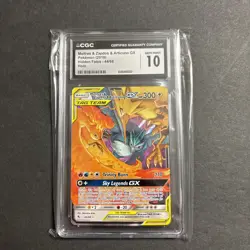 Moltres & Zapdos & Articuno GX #44/68 (Hidden Fates), Pokemon, CGC 10 (GEM MINT) - Image 1