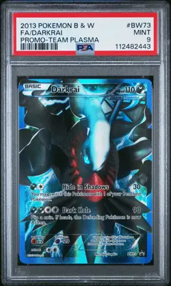 2013 POKEMON BW BLACK STAR PROMO DARKRAI #BW73 FULL ART PSA 9 MINT #112482443 - Image 1