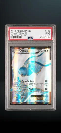 Pokemon TCG Altaria EX Full Art Holo 123/124 Fates Collide Ultra Rare PSA 9 - Image 1
