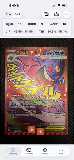 Pokemon TCG - Mega Gengar EX Mega Attack Rare 269/217 Me: Ascended Heroes Holo - Image 1