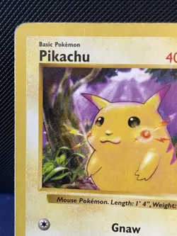 Pikachu 058/102 - Pokemon TCG Base Set Shadowless Red Cheeks - HP - Image 2
