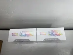 2 Pokemon TCG Prismatic Evolutions ETB Elite Trainer Boxes NEW Factory Sealed - Image 2