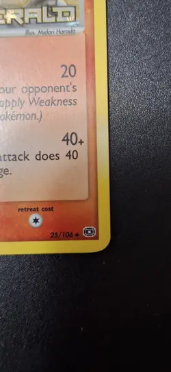2005 Pokemon Combusken Stamped Holo #25/106 - Image 4