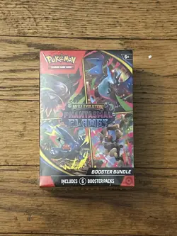 Pokemon TCG Mega Evolution Phantasmal Flames Booster Bundles New Sealed 6 Packs - Image 1