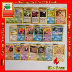20x Pokemon Karten WOTC Sammlung gemischt div. Set TCG non Holo /P39 - Image 1