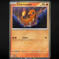 Pokemon TCG Charmander Cosmos Holo Black Star Promo SVP 047 NM - Image 1