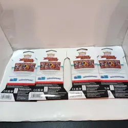 Pokemon Destined Rivals Sleeved Booster Pack Art Set Sealed x4 - Image 4