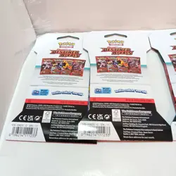 Pokemon Destined Rivals Sleeved Booster Pack Art Set Sealed x4 - Image 5