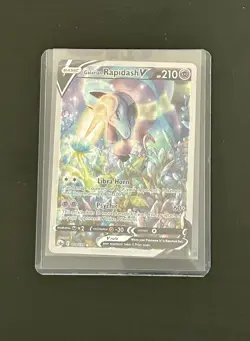 Pokemon TCG Galarian Rapidash V Chilling Reign Alternate Art 168/198 Mint - Image 1