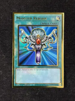 Monster Reborn MAGO-EN045 Maximum Gold 1st Edition NM Yugioh - Image 1