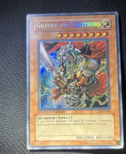Yugioh Gilford the Lightning CT2-EN001 Secret Rare Limited Edition - LP - Image 2