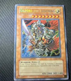 Yugioh Gilford the Lightning CT2-EN001 Secret Rare Limited Edition - LP - Image 4