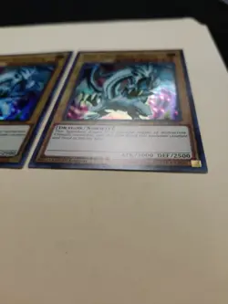 2x Yugioh Blue-Eyes White Dragon Version 1 LCKC-EN001 1st Ed Ultra Rare VLP - Image 5