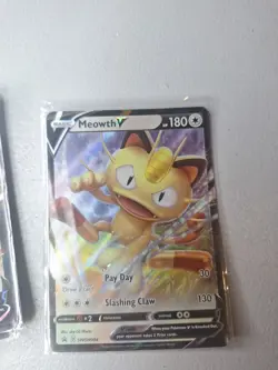 Meowth V Swsh004 Swsh: Sword & Shield Promo Cards Holo - Image 2