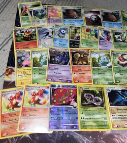 46x Vintage Pokemon Card Lot MP - Mid Era, WOTC, Foil, And More - Image 2