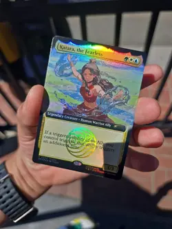Magic The Gathering X Avatar Katara The Fearless Promo Card SDCC 2025 In Hand - Image 1