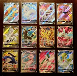 Pokemon TCG Full Art V Card Lot Of 12 - Image 1