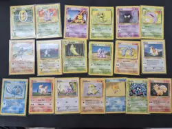 25x Base Set Fourth Print 1999-2000 Pokemon Cards No Duplicates - Image 1