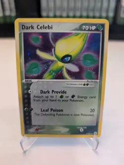 ⭐ Pokemon Cards Dark Celebi 4/101 Hidden Legends Holo Rare - Image 1