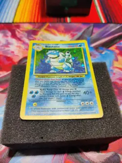 Blastoise 2/130 Base Set 2 Holo Rare Pokemon Card English Light Play VTG WOTC - Image 4