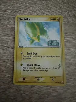 Pokemon Cards Electrike Holo Crystal Guardians Stamped Promo With Bonus Gift - Image 1