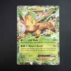 Pokemon TCG Card - Leafeon EX 10/83 XY Generations Holo Rare - Image 1