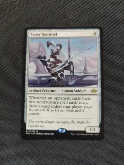 MTG MH2 Esper Sentinel Regular Frame MAGIC the Gathering 012/303 RARE Card - Image 1