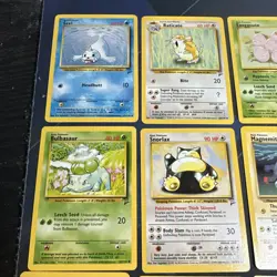 Pokemon Card Lot WOTC Base Set 2 LP, 15 Card Lot A - Image 2