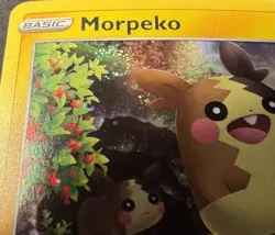Morpeko - SWSH012 With *SWIRL* Sword & Shield Black Star Promo Pokemon Card - NM - Image 2