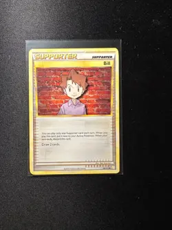 Bill - 89/123 - Uncommon Heart Gold Soul Silver (Base Set) NM Pokemon Card - Image 1