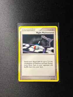 Night Maintenance - 120/132 - Uncommon Secret Wonders NM Pokemon Card - Image 1