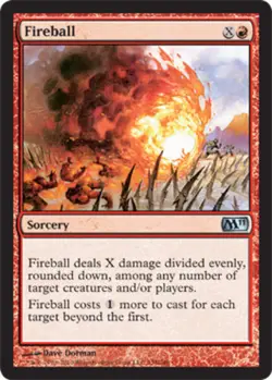 Fireball ~ Near Mint Magic 2011 M11 MTG Magic UltimateMTG Red Card - Image 1
