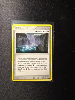 Miasma Valley - 111/127 - Uncommon Platinum (Base Set) NM Pokemon Card - Image 1
