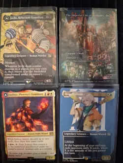Magic The Gathering Lot Of 4 Final Fantasy Through The Ages Cards - Image 1