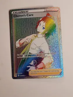Cheren's Care 177/172 SWSH09: Brilliant Stars Secret Rare Pokemon TCG Card NM - Image 1