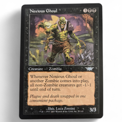 MTG Noxious Ghoul Legions LGN 77 Uncommon Black Creature Zombie Magic LP - Image 1