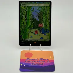 MTG Forest 1943 Rainbow Foil Secret Lair Drop SLD Spongebob - Image 1