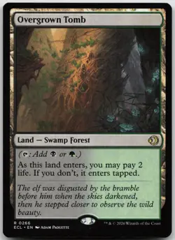 Overgrown Tomb Lorwyn Eclipsed 266 NM R - Image 1
