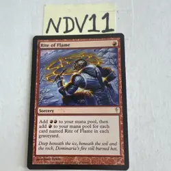 MTG Rite of Flame Coldsnap Regular - Image 1