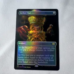 MTG Aether Vial (Borderless) Double Masters 2022 Foil - Image 1
