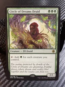 Circle of Dreams Druid Rare Creature Green Adventures Forgotten Realms MTG Engl… - Image 1