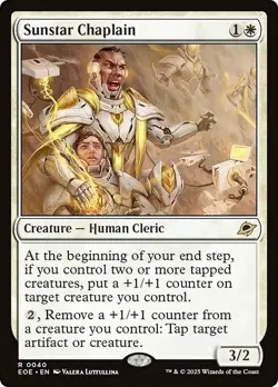 SUNSTAR CHAPLAIN x4 mtg NM-M Edge of Eternities 4 Rare - Image 1